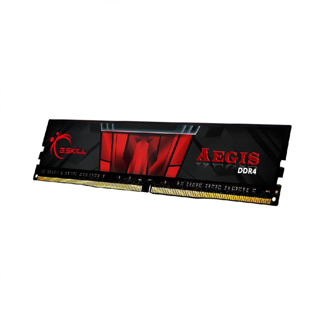 رم دسکتاپ DDR4 دو کاناله 2400 مگاهرتز CL17 جی اسکیل مدل Aegis ظرفیت 16 گیگابایت
