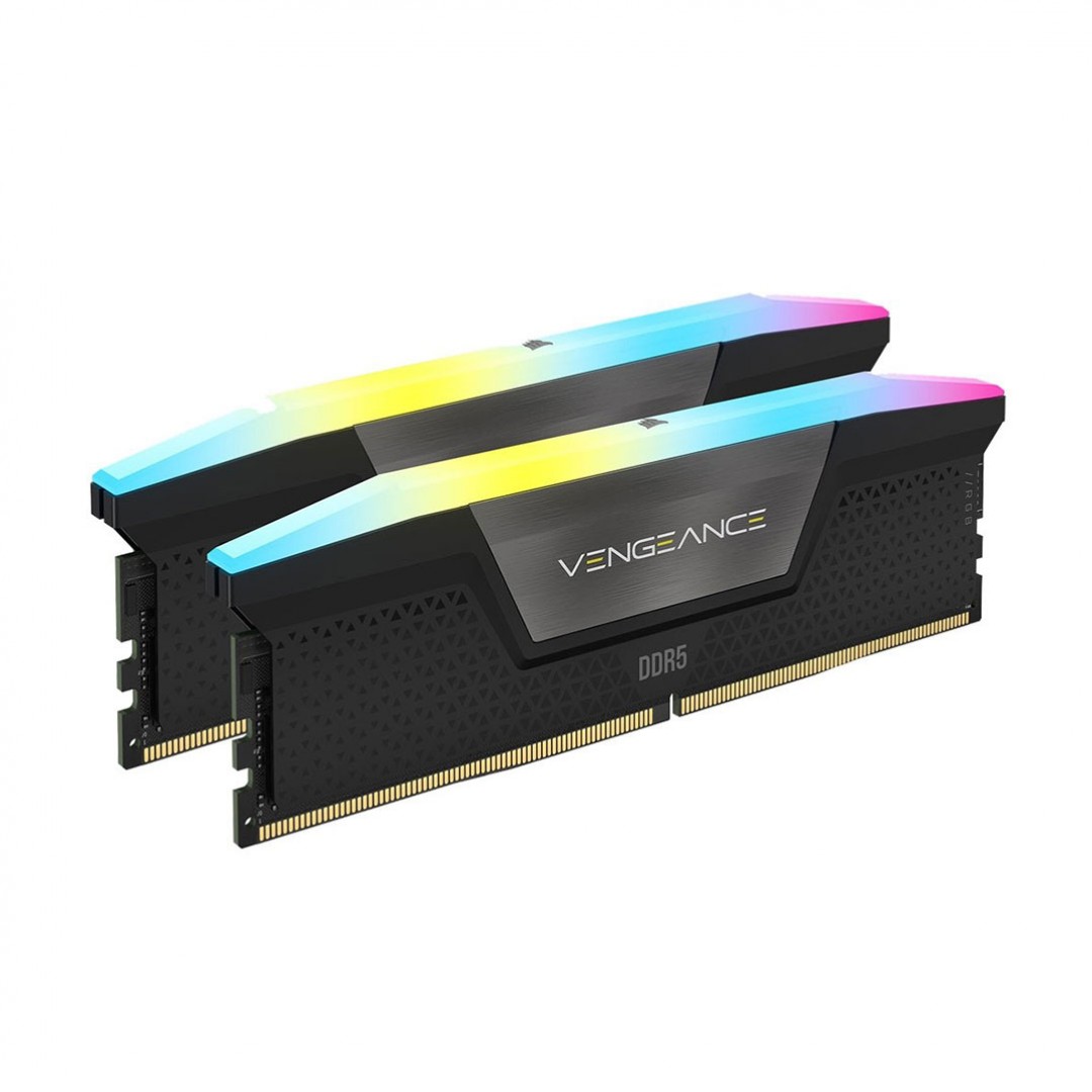 رم کورسیر 32 گیگابایت (2×16) دو کانال DDR5 5200 مدل Vengeance RGB CL40