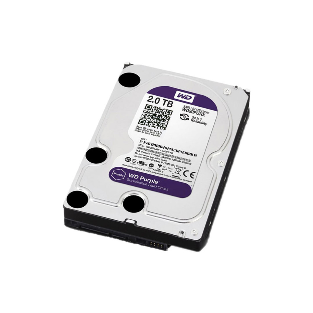 هارددیسک اینترنال وسترن دیجیتال مدل Purple WD20PURZ ظرفیت 2 ترابایت