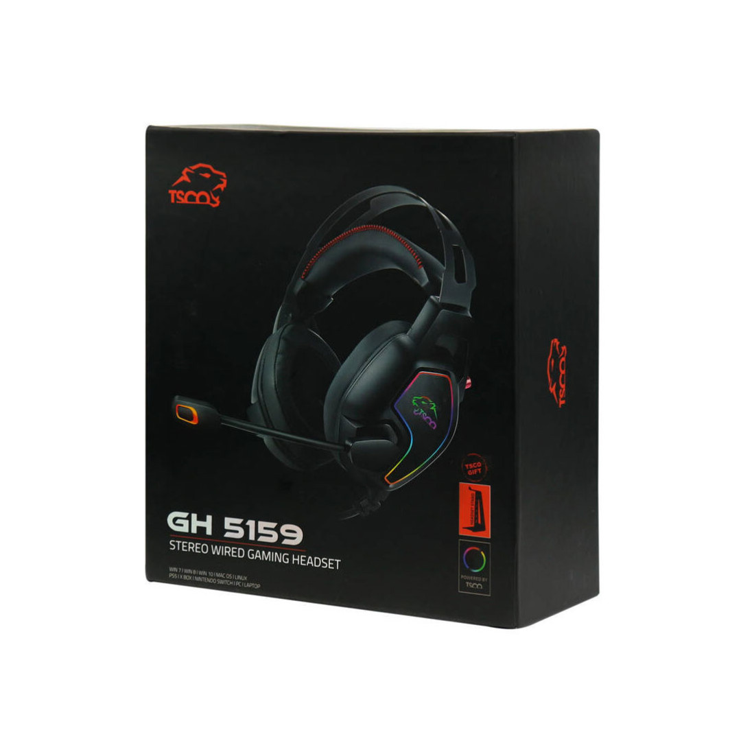 هدست گیمینگ سیمی تسکو مدل GH 5159 مجهز به میکروفون