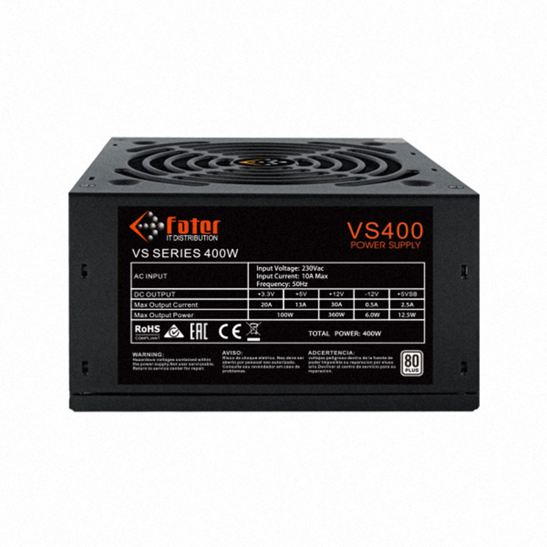 پاور فاطر  مدل VS400 با توان 400 وات با گواهی 80Plus
