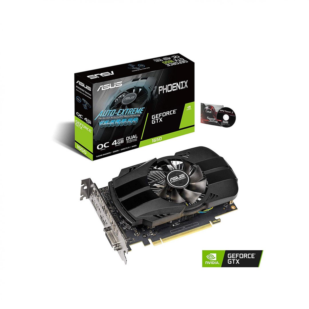 کارت گرافیک ایسوس مدل Phoenix GeForce GTX 1650 OC با حافظه 4 گیگابایت