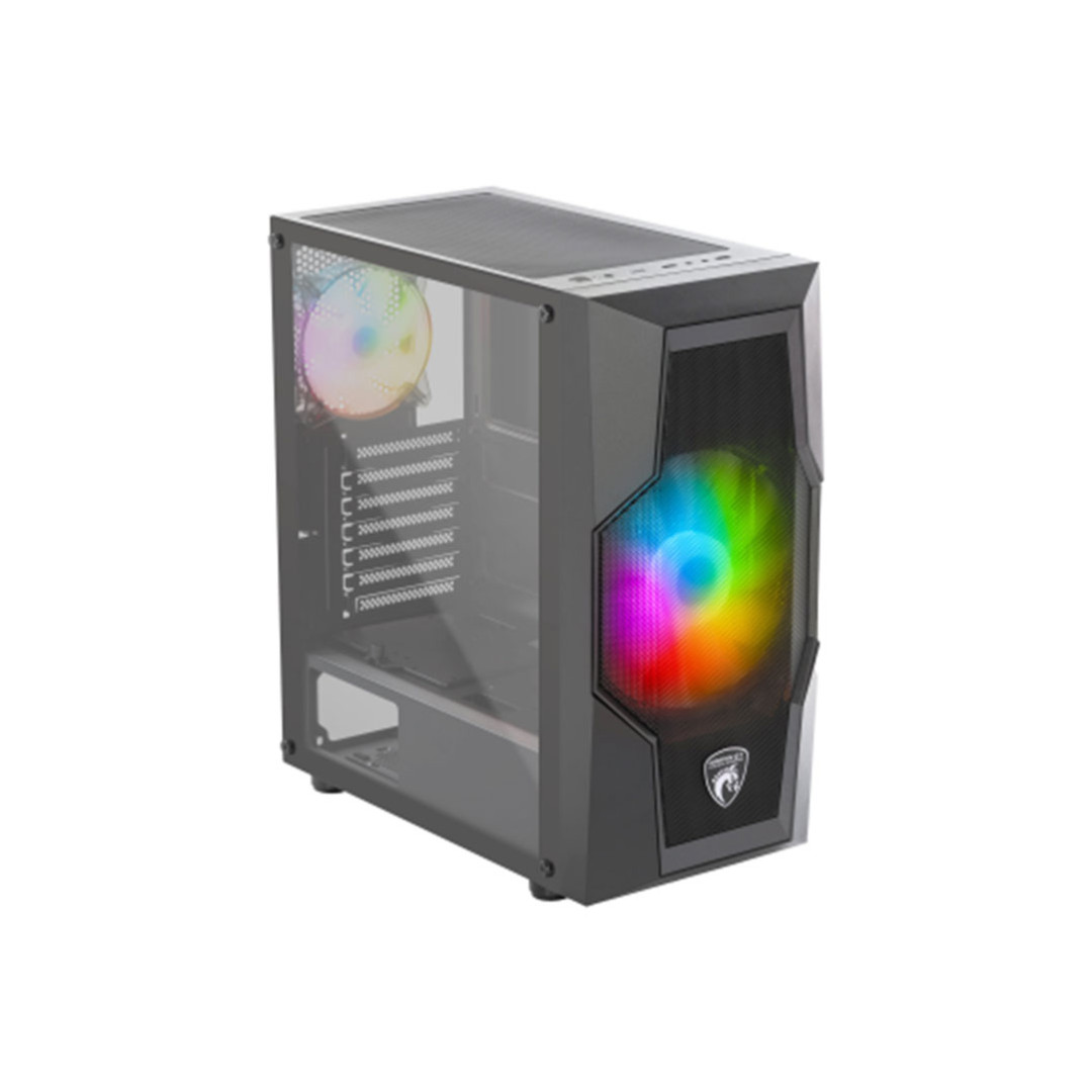 کیس کامپیوتر مخصوص بازی  گرین مدل GRIFFIN G1 با فرم فاکتور Mid Tower